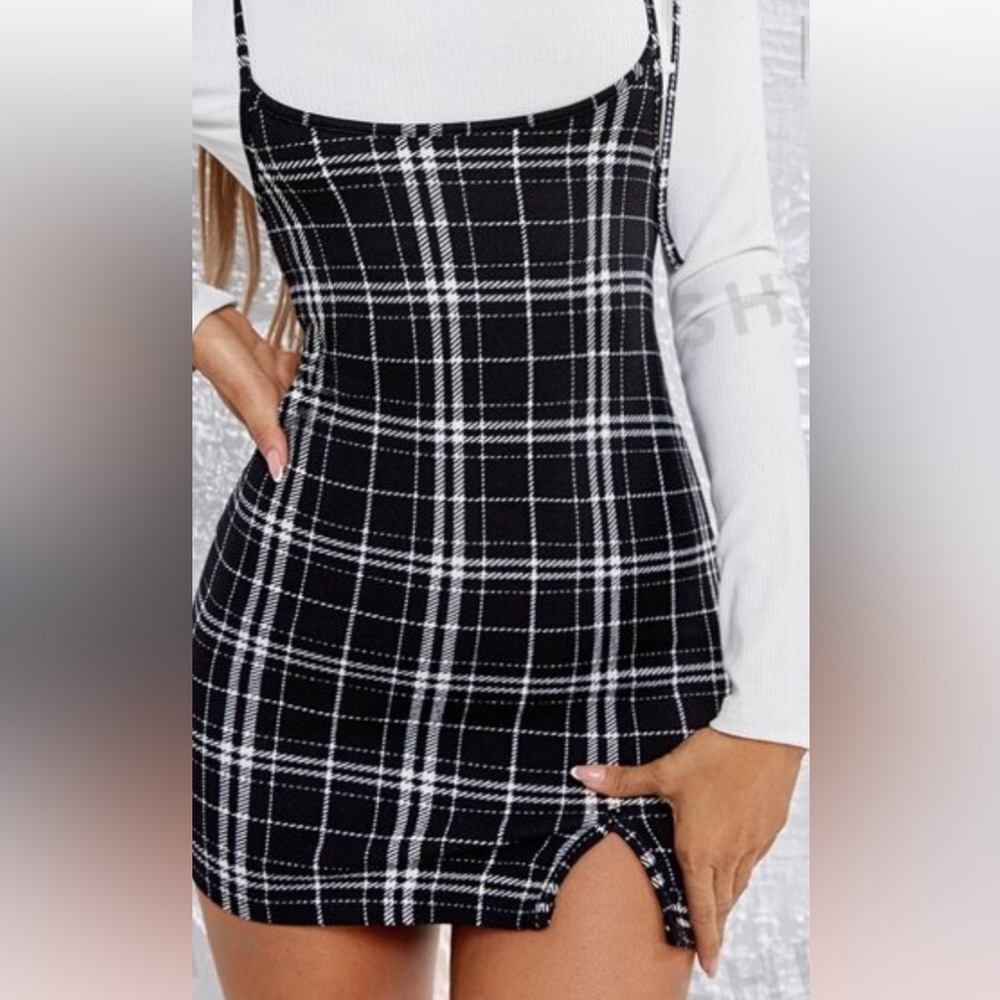 Mystique Boutique plaid dress